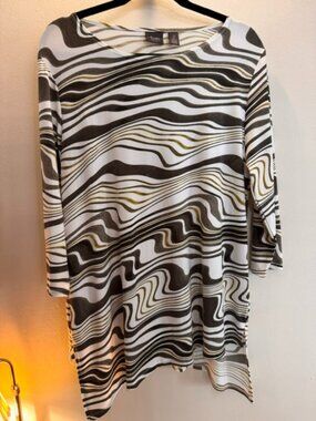 Chico's Travelers asymmetrical top